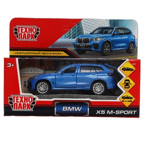 Машина BMW X5 M-Sport синяя