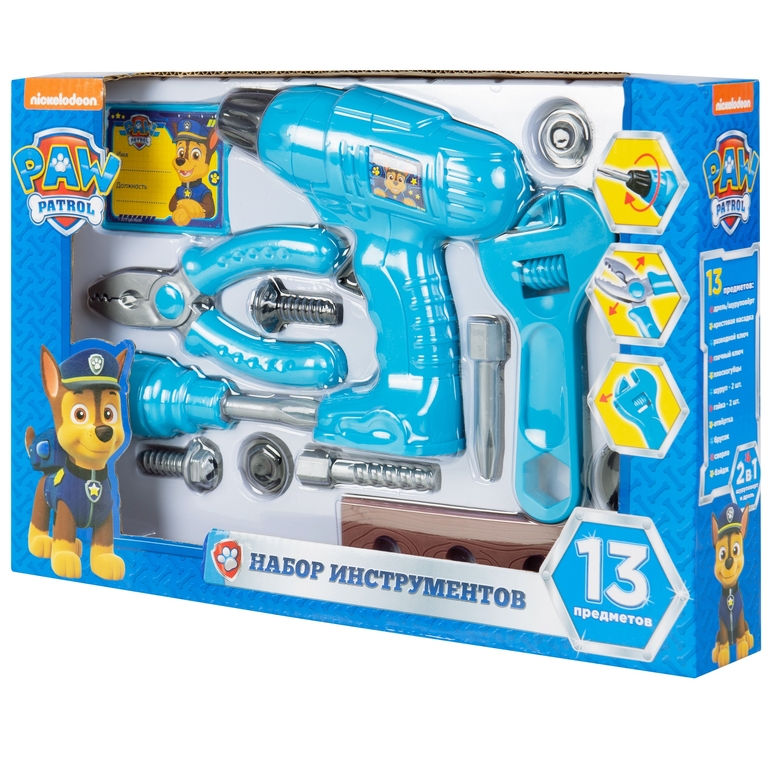 Щенячий Патруль Набор инструментов 13 предметов TM Paw Patrol