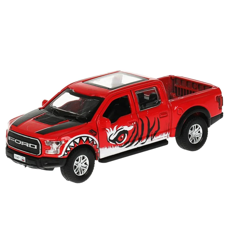 Модель металлическая FORD F150 RAPTOR ХИЩНИКИ 12 см