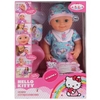 Пупс hello kitty 40 см 3 функции пьет и писает