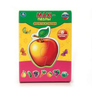 Макси-пазлы ТМ Умные игры Фрукты и овощи 8 развивающих картинок