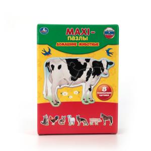 Макси-пазлы ТМ Умные игры домашние животные 8 развивающих картинок