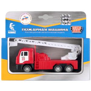 ТМ Технопарк КАМАЗ модель пожарной машины 12 см