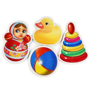 Макси-пазл ТМ Умка игрушки Мягкий на блистере 4 детали