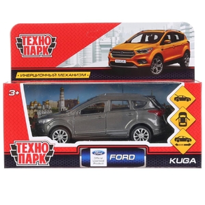 Модель металлическая FORD KUGA длина 12 см, серый