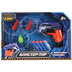 Игрушка бластер - тир с мягкими пулями жуки