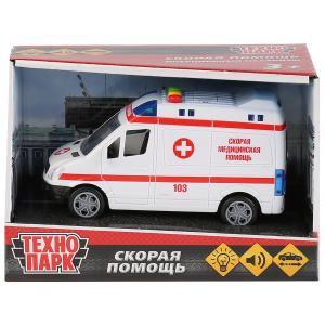 Машина микроавтобус Скорая со светом и звуком