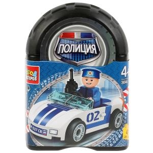 Конструктор Город Мастеров полицейская машина 47 деталей В банке