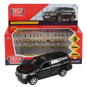Модель металлическая CHEVROLET TAHOE длина 12 см, черный
