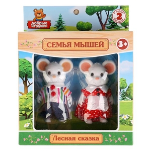 Флокированные фигурки семья мыше