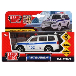 Машина Mitsubishi pajero Полиция 12 см