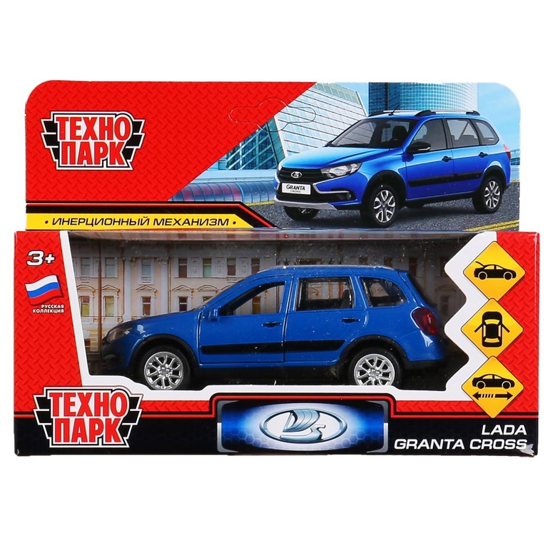 Машина LADA Granta Cross 2019 12 см синий