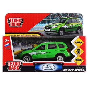 Машина LADA Granta Cross 2019 спорт 12 см зеле
