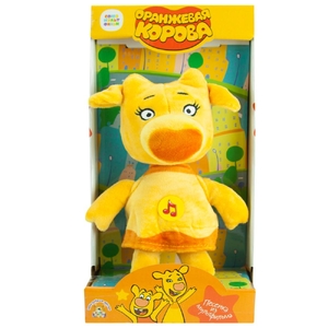 Игрушка мягкая Оранжевая корова