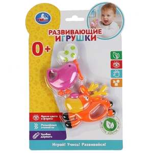 Развивающие игрушки бабочка и овечка ТМ Умка 303840