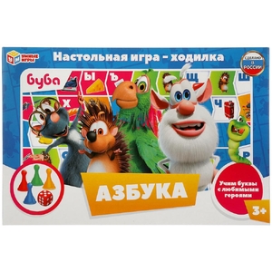 Азбука Буба Настольная игра-ходилка ТМ Умные игры