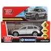 Модель металлическая SKODA KODIAQ МАТОВЫЙ 12 см серый