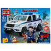 Конструктор Uaz Patriot ПОЛИЦИЯ, 44  дет