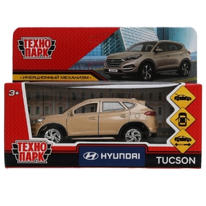 Модель Hyundai Tucson длина 12 см бежевый ТМ Технопарк