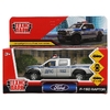 Модель FORD F150 RAPTOR Полиция 12 см серебристый ТМ Технопарк