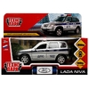 Модель металлическая LADA NIVA ПОЛИЦИЯ 12 см