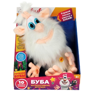 Игрушка мягкая БУБА 10 сказок и песня 26 см