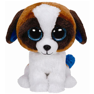 Щенок duke (коричневый с белым) 15,24см. Beanie boo's