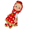 Игрушка мягкая Маша в красном платье 29 см