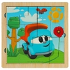 Игрушка деревянная рамка-вкладыш фигурная Грузовичок Лева