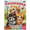 Раскраска Забавные котята