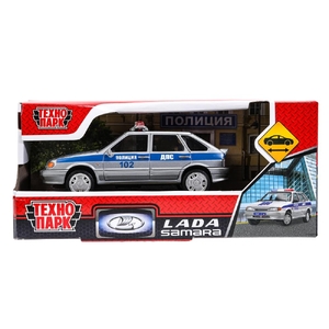 Модель пластиковая LADA LADA - 2114 "samara" 11 cm, серебристый