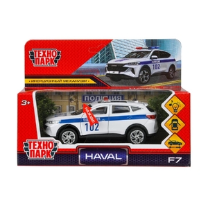 Модель металлическая HAVAL "haval f7", длина 12 см белый