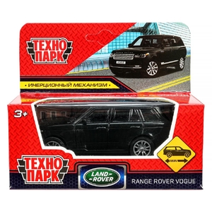 Модель пластиковая LAND ROVER RANGE ROVER VOGUE 12 черный