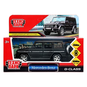 Модель металлическая MERCEDES - BENZ G - CLASS МАТОВЫЙ 12 см черный