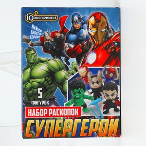 Раскопки супер герои, коробка