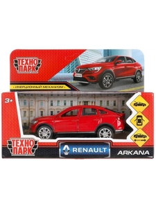 Машина Renault Arkana 12 см красный ТМ Технопарк
