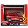 Модель пластик Гараж Пожарная Часть 20,5 см LADA 4x4
