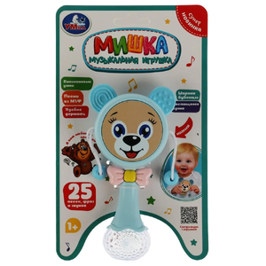 Музыкальная игрушка Шаинский музыка мишка свет. блистер в кор.120шт