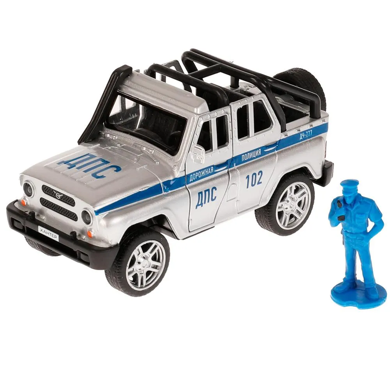 Модель металлическая UAZ Hunter Полиция 11,5 см
