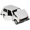 Модель металлическая свет-звук LADA 4х4, 17 см белая