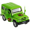 Модель металлическая UAZ Hunter Динозавры 11,5 см