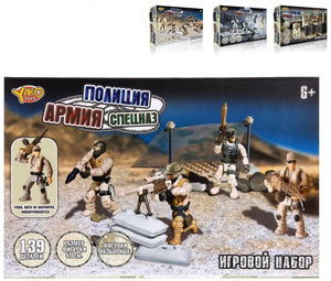 Игровой набор Спецназ деталей 152/106/139