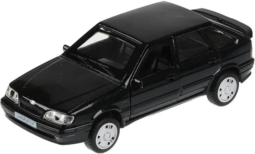 Машина LADA -2114 Samara 12 см двери черный ТМ Технопарк