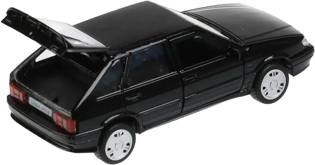 Машина LADA -2114 Samara 12 см двери черный ТМ Технопарк