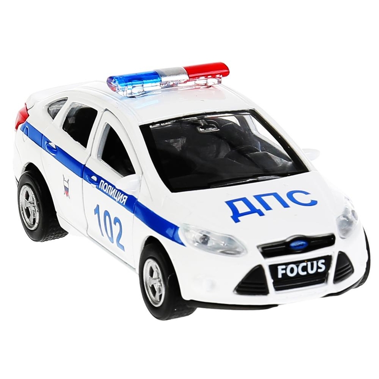 Модель металлическая FORD FOCUS ПОЛИЦИЯ длина 12 см