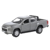 Модель металлическая MITSUBISHI L200 PICKUP матовый серый 13 см