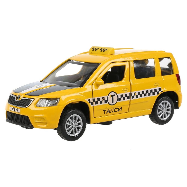 Модель металлическая свет-звук SKODA YETI ТАКСИ 12 cm