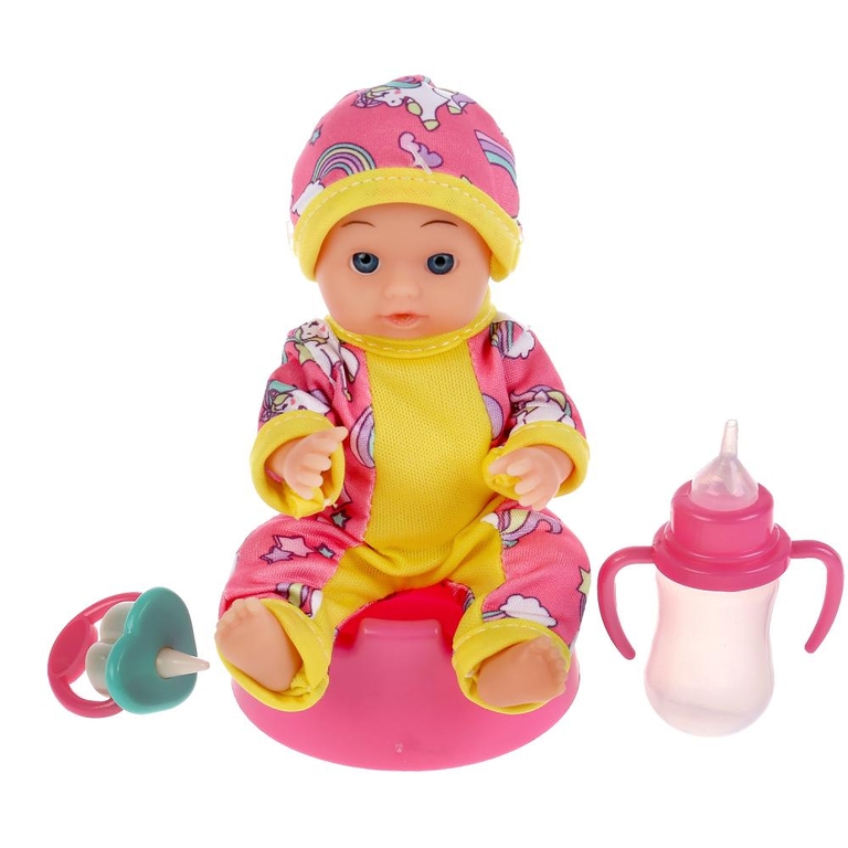 Пупс функциональный Дашенька 15 см Карапуз 305071