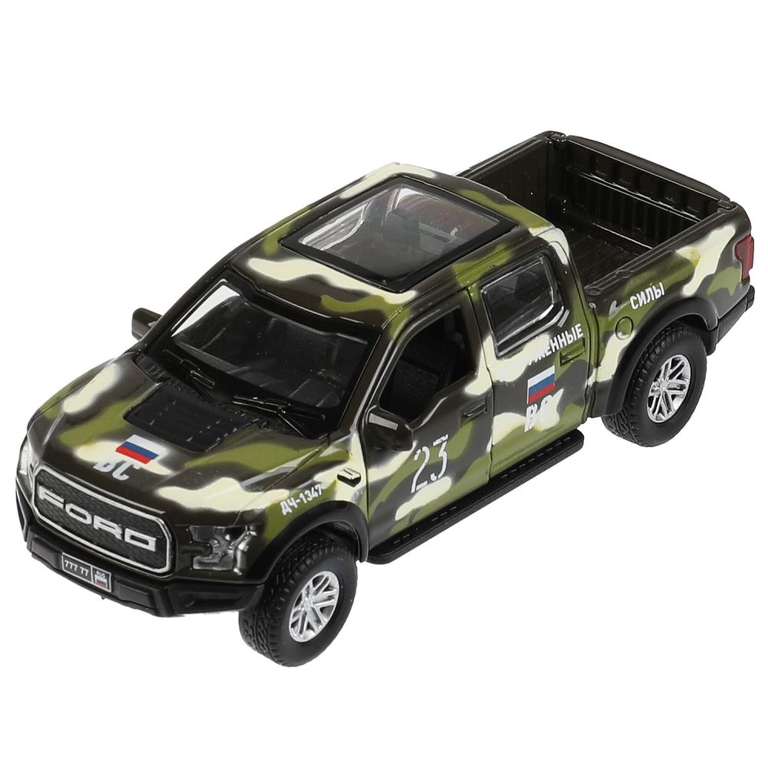 Модель металлическая FORD F150 RAPTOR 12см камуфляж