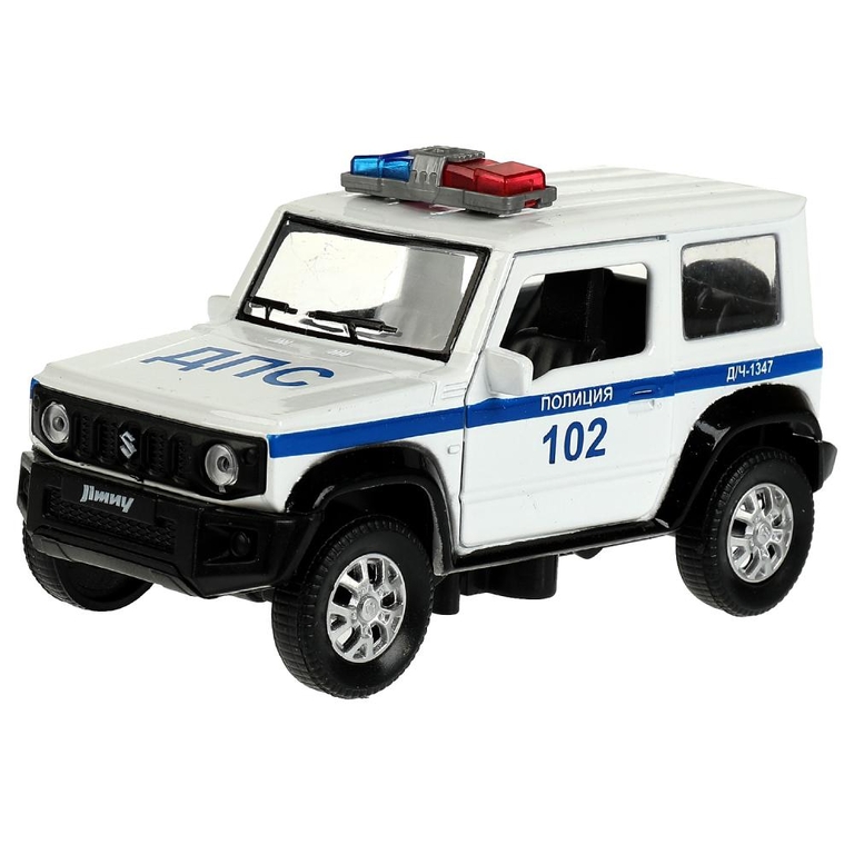 Модель металлическая свет-звук SUZUKI JIMNY ПОЛИЦИЯ 11,5 см